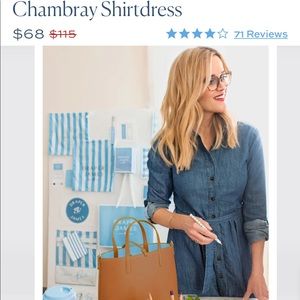 Draper James Chambray Shirtdress